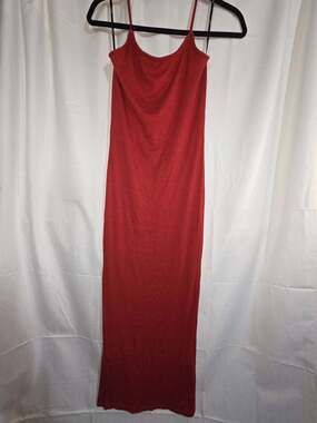 Forever 21 Knit Dress - Lon Size S Red